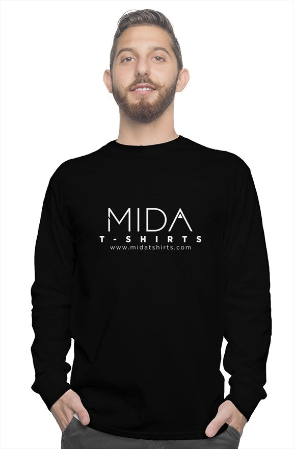 MIDA long sleeve tee - black