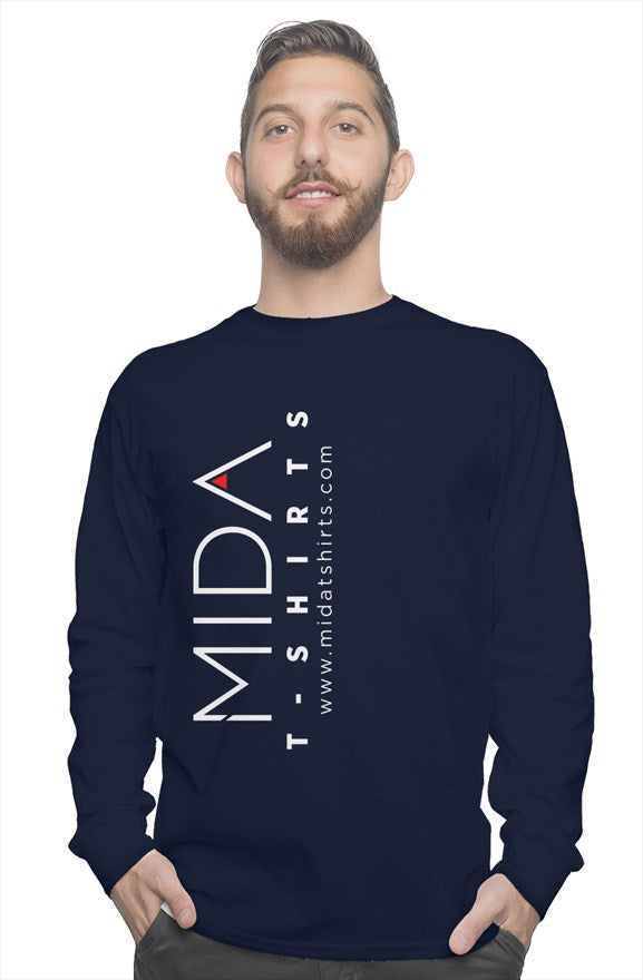 MIDA long sleeve tee - navy