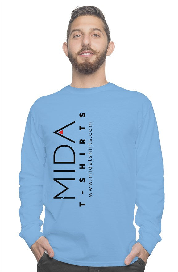 MIDA long sleeve tee - carolina blue