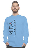 MIDA long sleeve tee - carolina blue