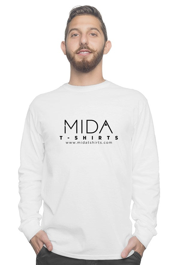 MIDA long sleeve tee - white