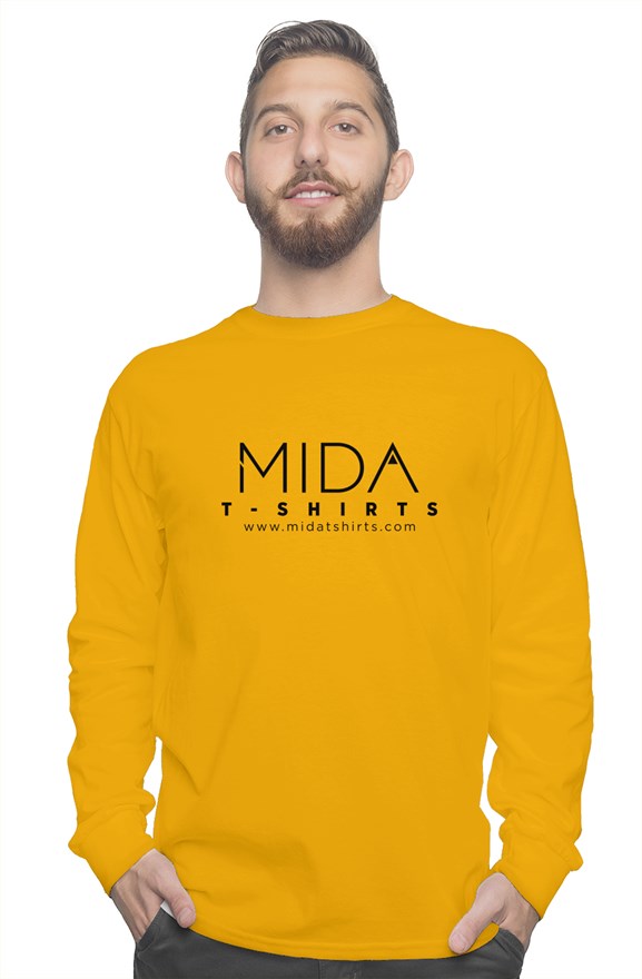 MIDA long sleeve tee - gold