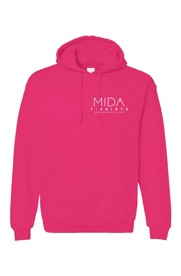 MIDA  Unisex pullover Hoodie - heliconia