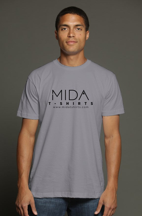 MIDA men's t shirt - storm grey