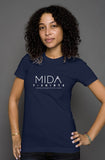 MIDA womens t shirt - navy