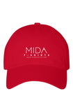MIDA Youth Dad Hat - red
