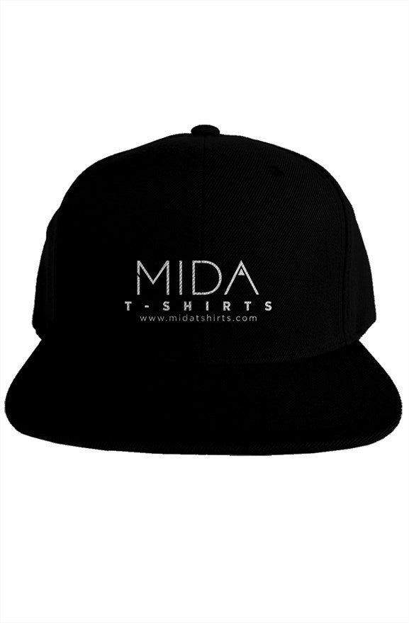 MIDA Premium snapback hat - black