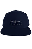 MIDA Premium snapback hat - navy