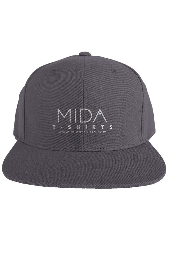 MIDA Premium snapback hat - dark grey