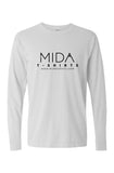 MIDA Heavy Weight Long Sleeve T Shirt - white