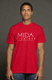 MIDA mens t shirt - red