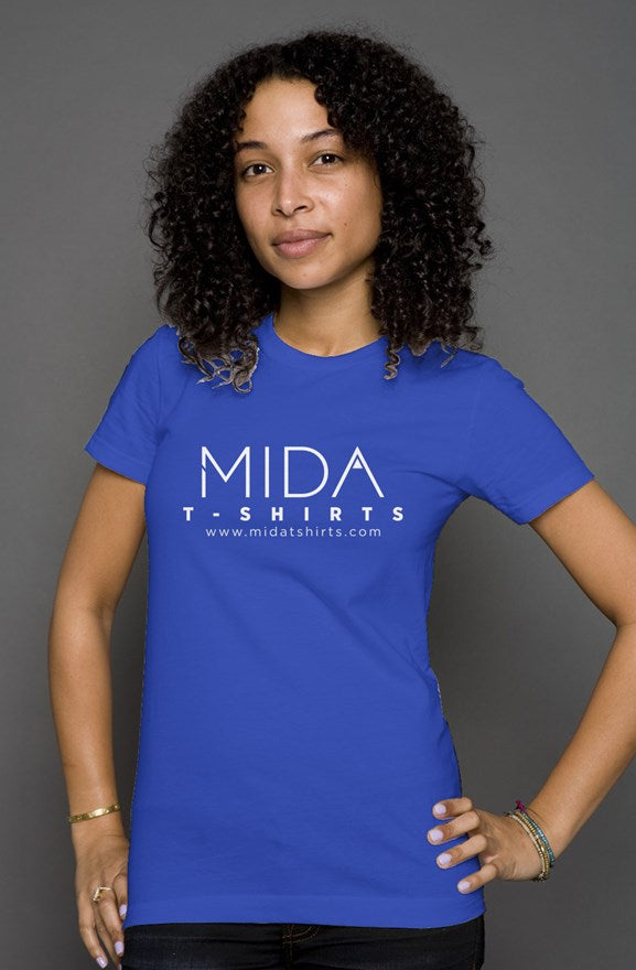 MIDA Womens T-shirt - true royal