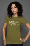 MIDA Womens T-shirt - olive