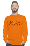 MIDA long sleeve tee - safety orange