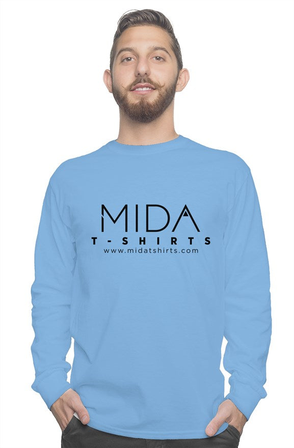 MIDA long sleeve tee - carolina blue