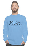 MIDA long sleeve tee - carolina blue