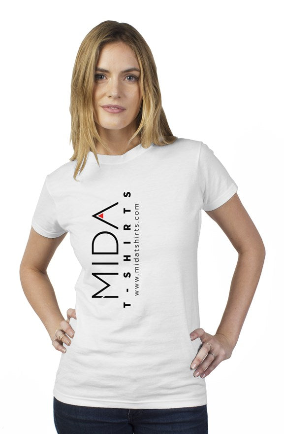 MIDA Womens T Shirt - white