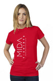 MIDA Womens T Shirt - red