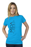 MIDA Womens T Shirt - turquoise