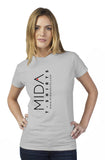 MIDA Womens T Shirt - silver