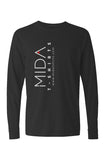 MIDA Heavy Weight Long Sleeve T Shirt - black