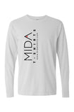 MIDA Heavy Weight Long Sleeve T Shirt - white