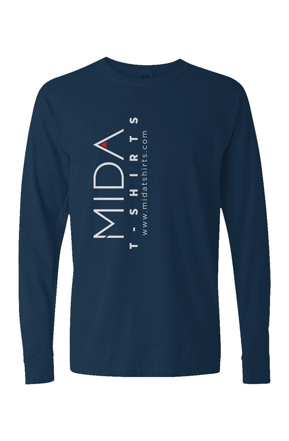 MIDA Heavy Weight Long Sleeve T Shirt - midnight