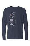MIDA Heavy Weight Long Sleeve T Shirt - denim