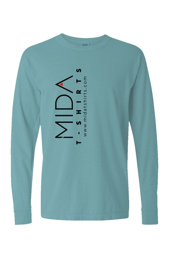 MIDA Heavy Weight Long Sleeve T Shirt - chalky min