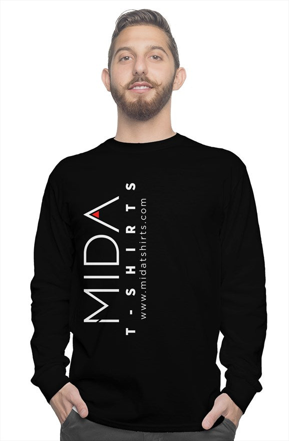 MIDA long sleeve tee - black