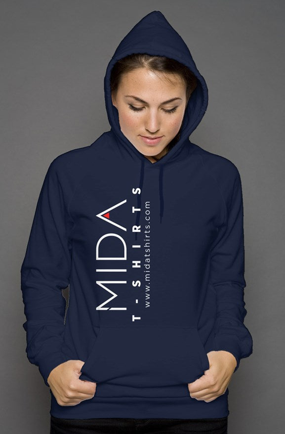 MIDA unisex pullover hoody - navy