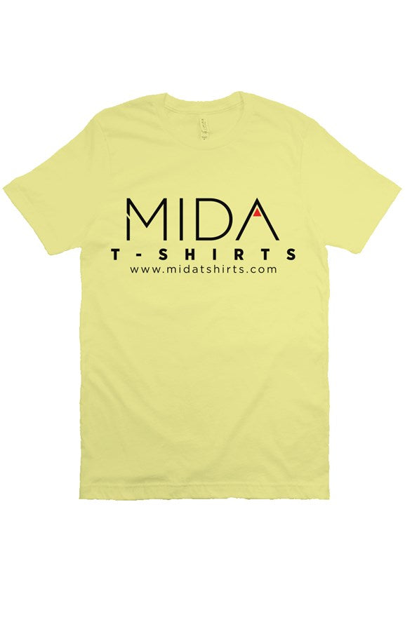 MIDA Premium Mens T Shirt - yellow