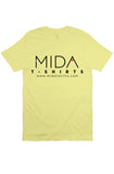 MIDA Premium Mens T Shirt - yellow