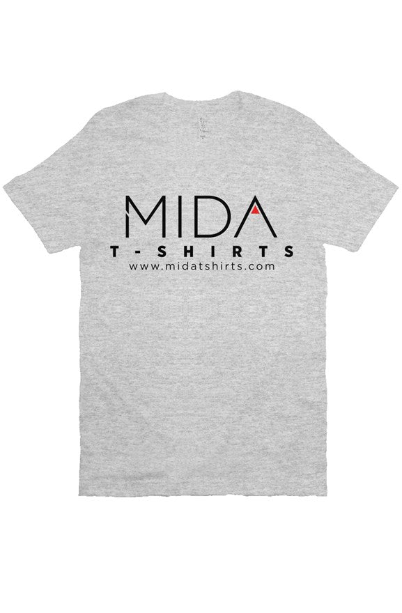 MIDA Premium Mens T Shirt - athletic heather