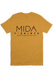 MIDA Premium Mens T Shirt - mustard