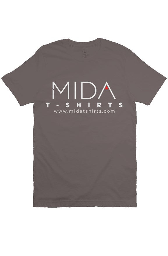 MIDA Premium Mens T Shirt - asphalt 