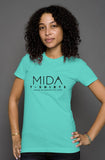 MIDA Womens Premium T-shirt - teal