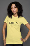 MIDA Womens Premium T-shirt - yellow