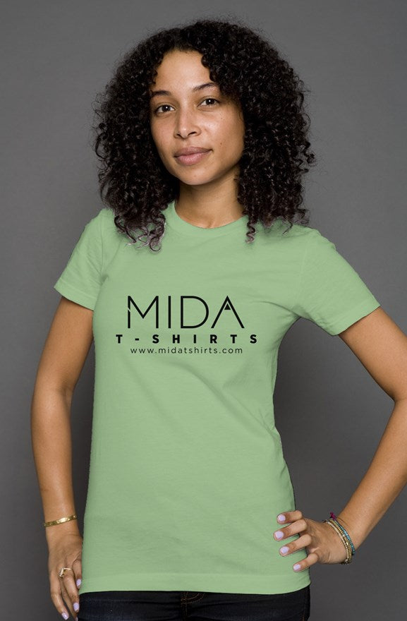 MIDA Womens Premium T-shirt - leaf