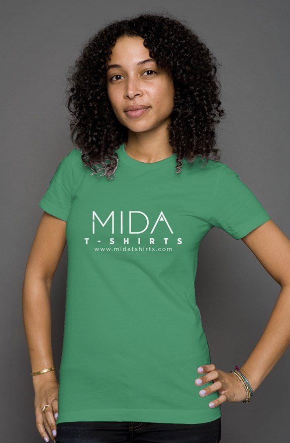 MIDA Womens Premium T-shirt - kelly