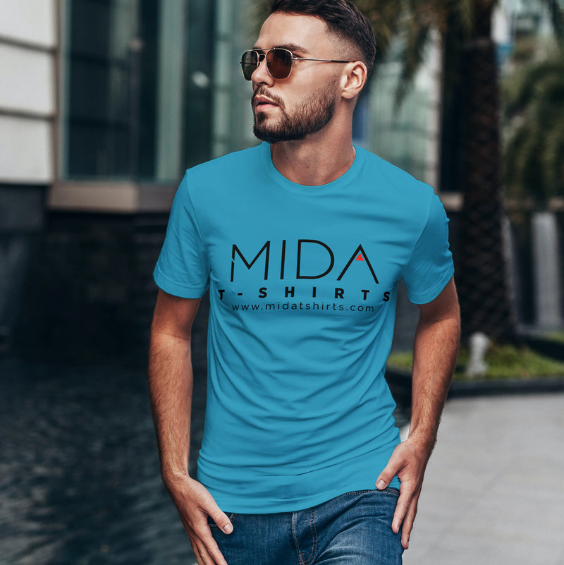 MIDA Premium Mens Shirt - aqua