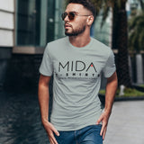 MIDA Premium Mens T Shirt - ash