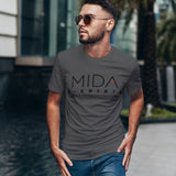 MIDA Premium Mens T Shirt - asphalt
