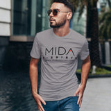 MIDA Premium Mens T Shirt - athletic heather