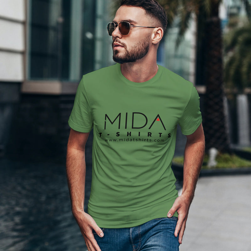 MIDA Premium Mens T Shirt - leaf