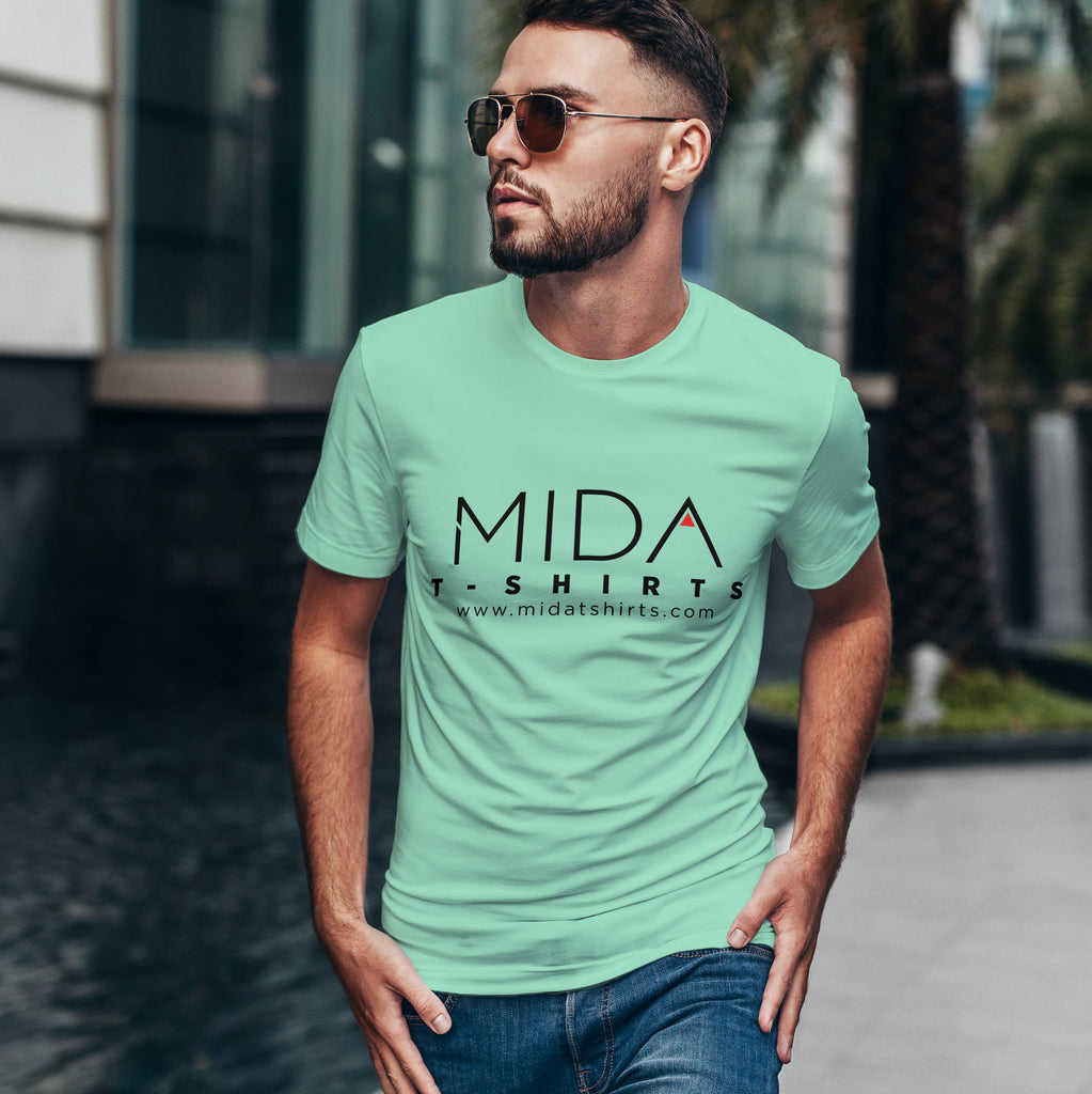 MIDA Premium Mens T Shirt - mint