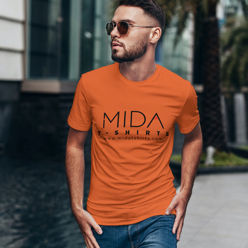 MIDA Premium Mens T Shirt - orange