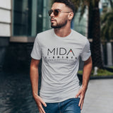MIDA Premium Mens T Shirt - silver