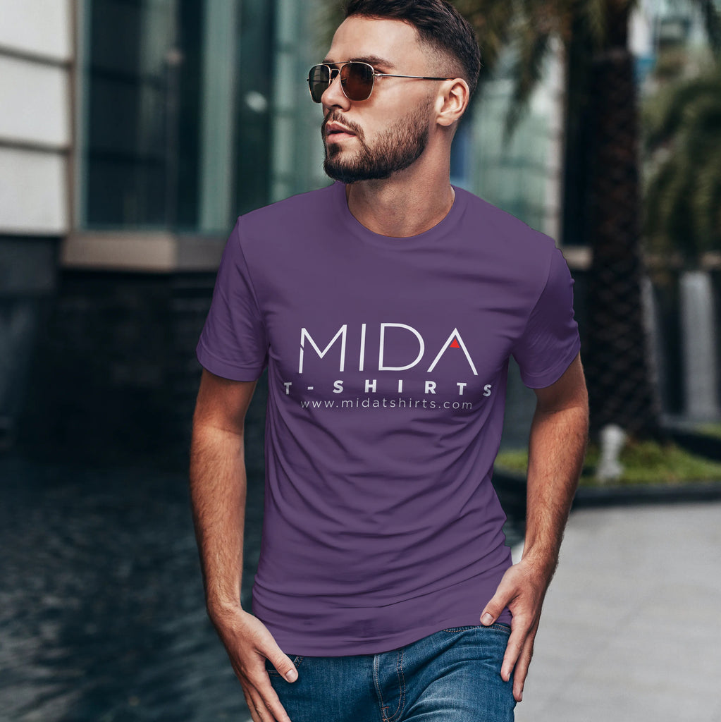 MIDA Premium Mens T Shirt - team purple