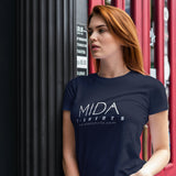 MIDA Womens Premium T-shirt - navy
